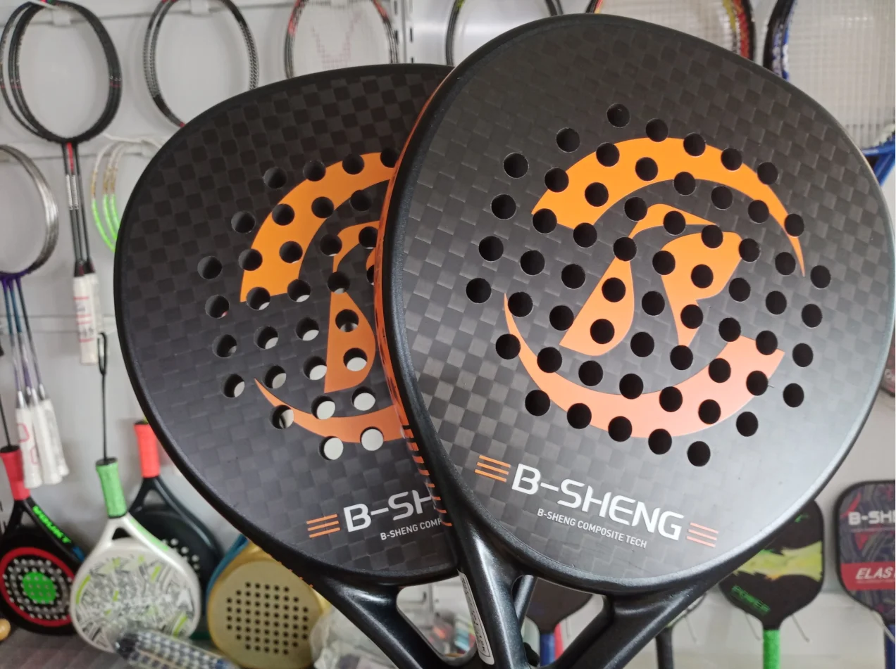 Китайский производитель, Заводская черная круглая Теннисная ракетка из углеродного волокна 12K