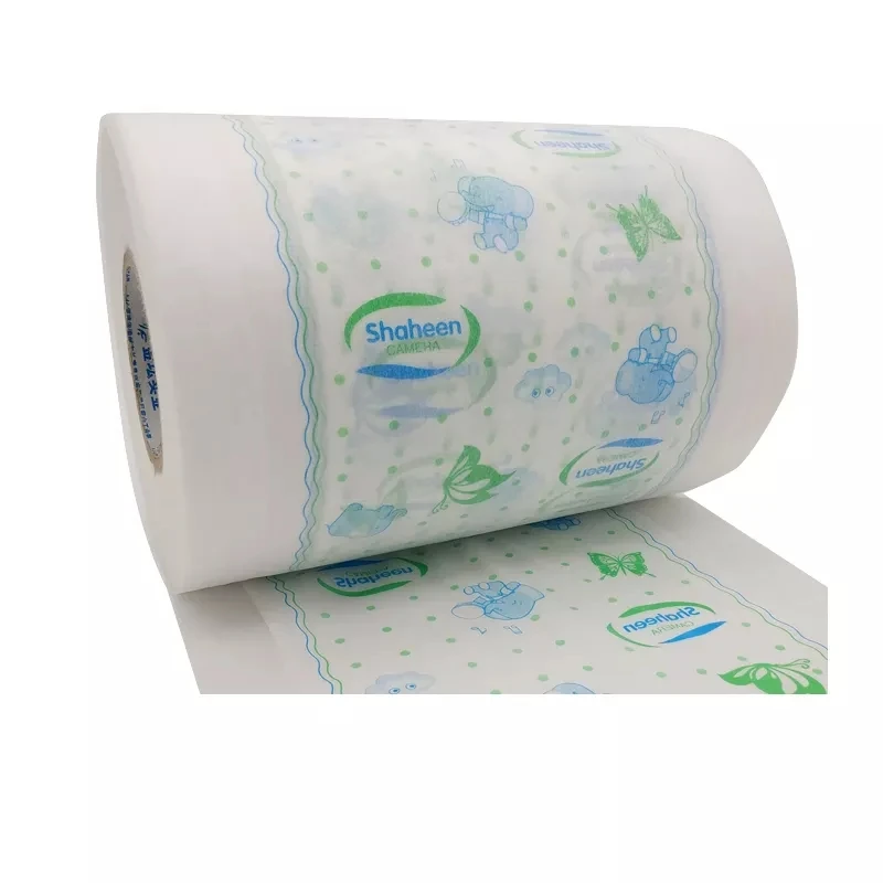 PE or cloth-like back sheet film of baby diaper polyethylene film for diapers baby adult diaper film