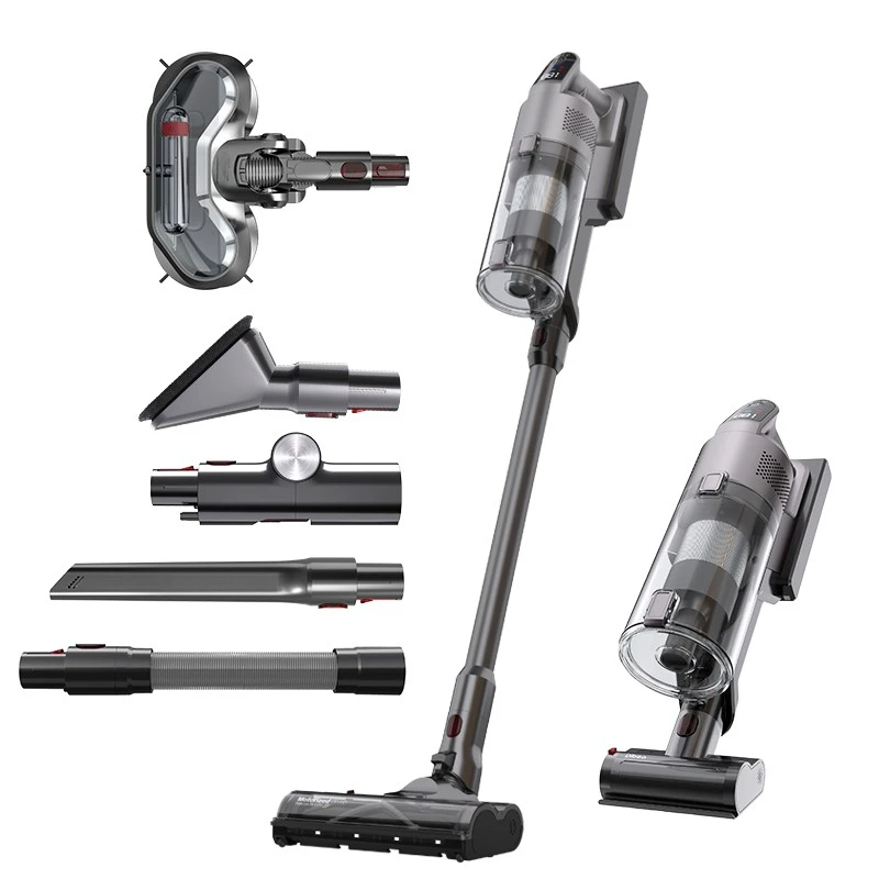 2024 Hot Sale Stick Vacuum 700W Powerful Suction Stick Vacuum with 70min Max Long Runtime Cordless Vacuum Cleaner