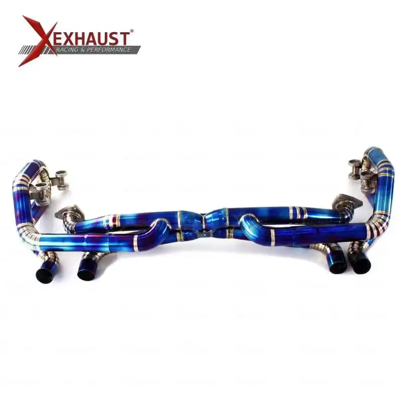 For Porsche 911 997.2  991.1 catback muffler exhaust system downpipe valvetronic remote valve exhaust muffler exhaust pipes