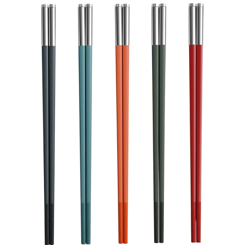 Hot sale reusable japan black pps fiber glass alloy sushi chop stick