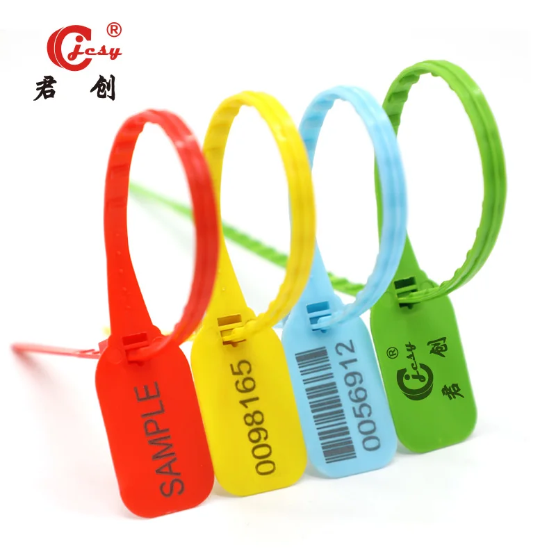 JCPS119 plastic container hot seal plastic security seals plastic strap seal