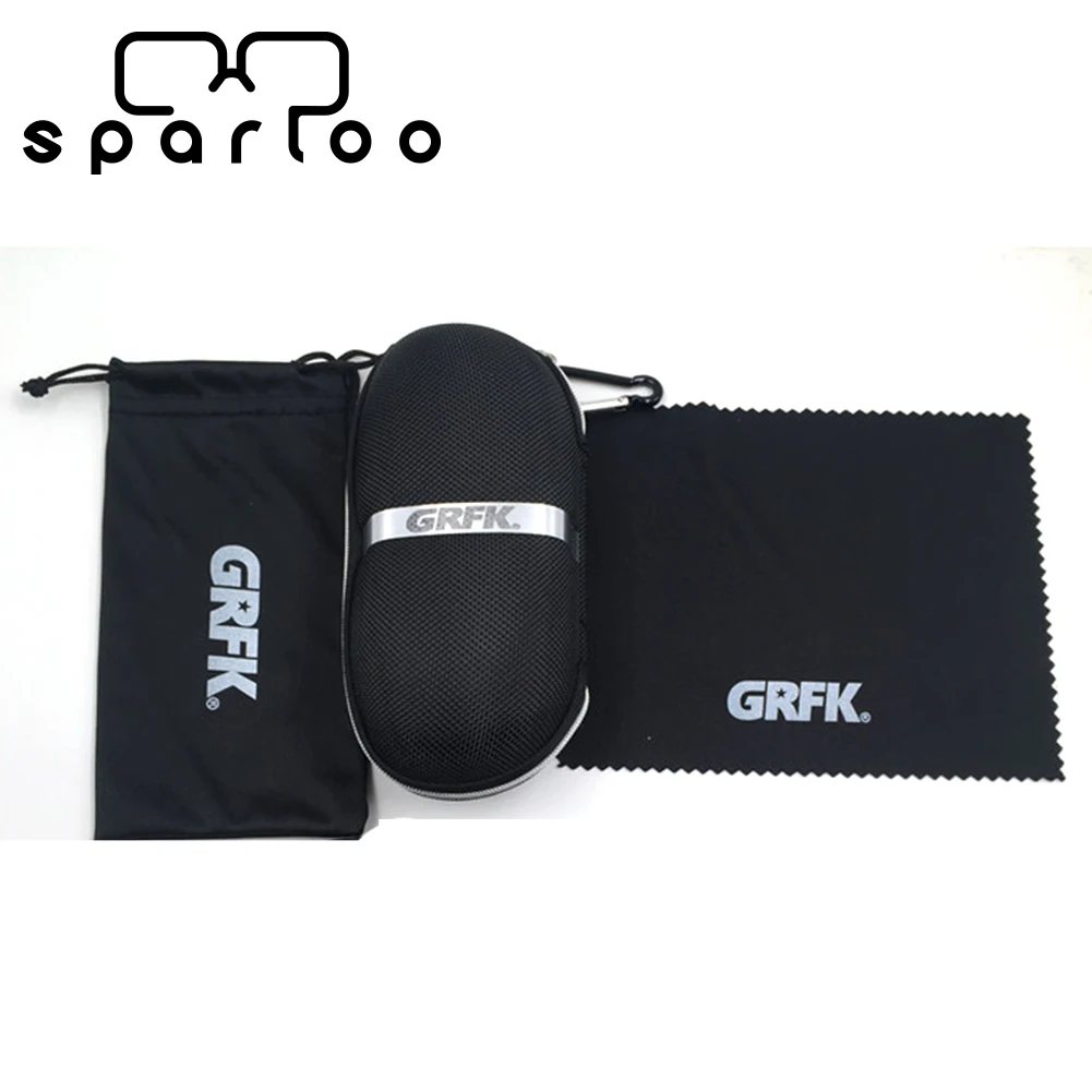 Sparloo 4015 Large Sport EVA Sunglasses Case Cloth Pouch Packaging Set Custom Print Laser Logo