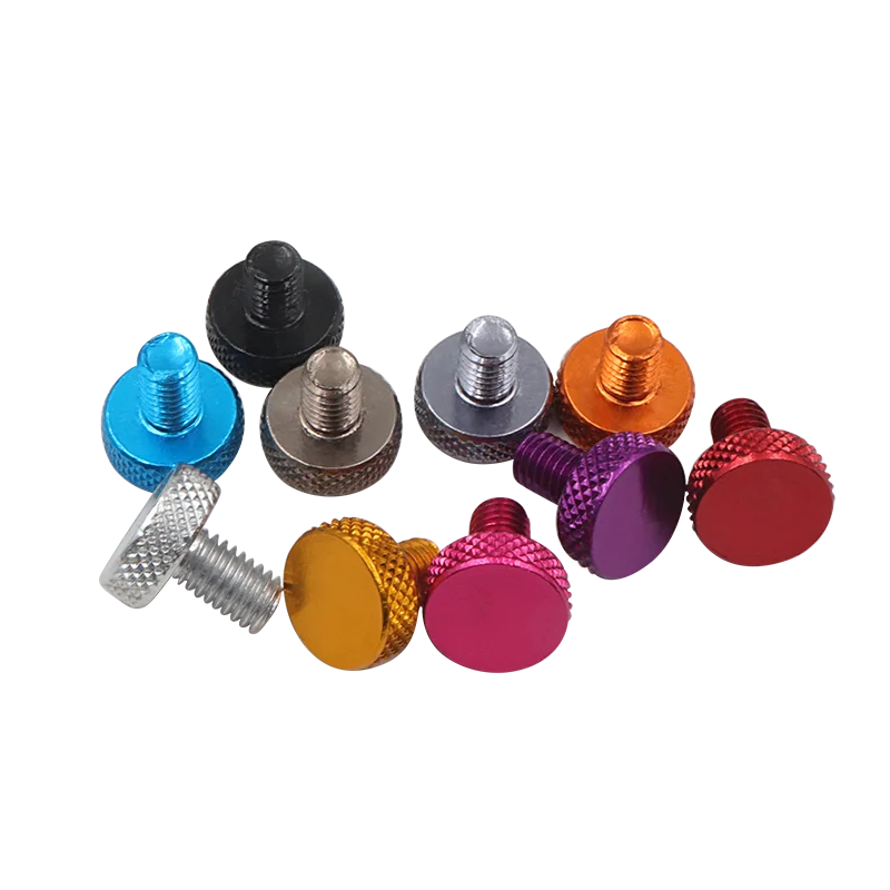 Popular Aluminum 6061 Anodized  Knurl Thumb Screw