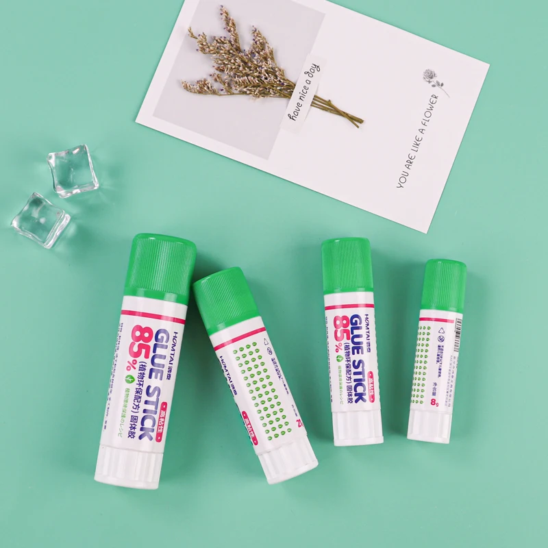 
New design high viscosity green formula Safety environmental protection 85% plant starch glue stick 