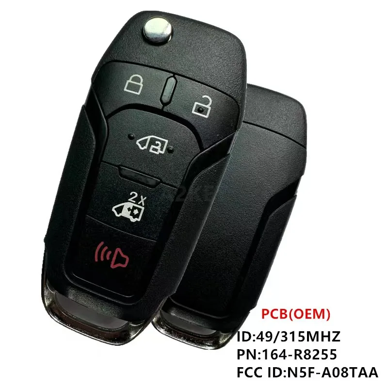 Оригинальный завод подходит для Ford Transit Connect 315 МГц ID49chip PN:164-R8255 FCCID:N5F-A08TAA Автомобильный Дистанционный ключ