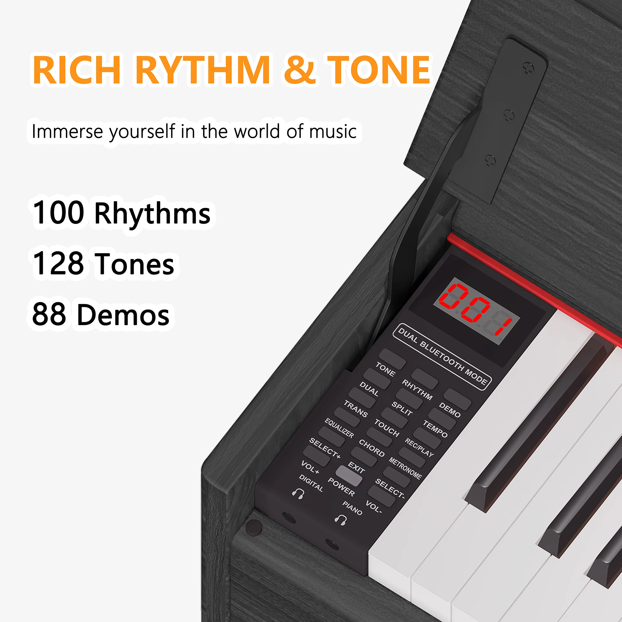 LeGemCharr price grand pianos keyboard digital piano 88 keys pedals piano keyboard 88 keys digital