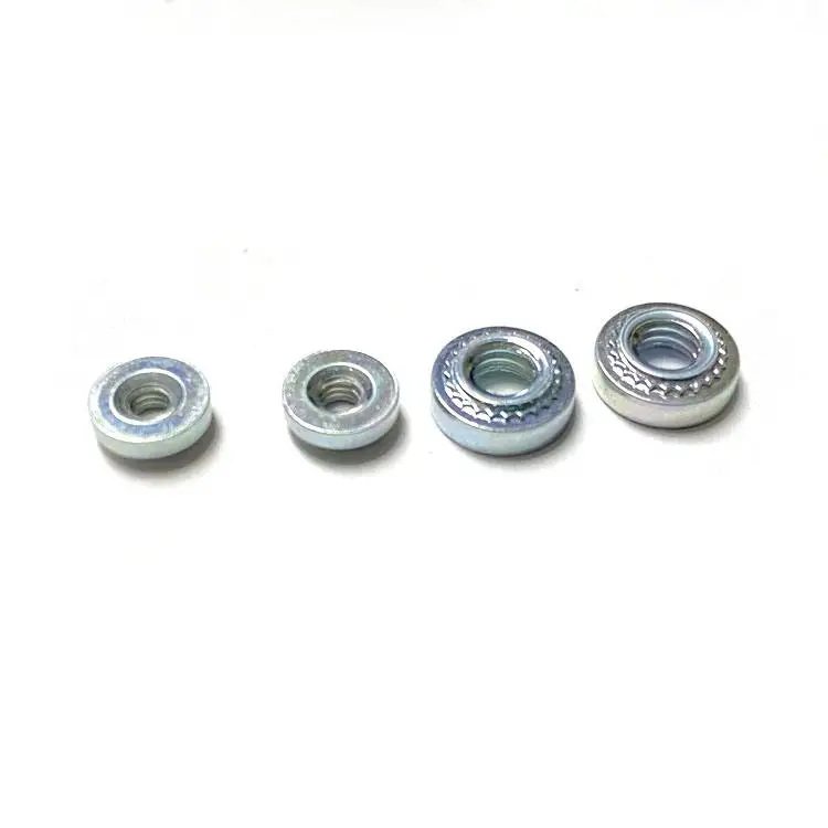 Direct order available M4 Aluminous round head Pressure Riveting nuts Self Clinch Nut for aluminium plate
