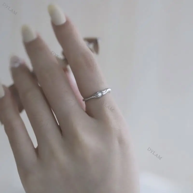 Dylam best cheap engagement rings real silver vintage wide wedding bands for her affordable ring girlfriend not unusual