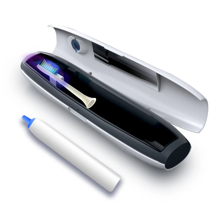 Single Package  UV Toothbrush Sterilizer  Travel Essential Portable Design Power Battery Packing