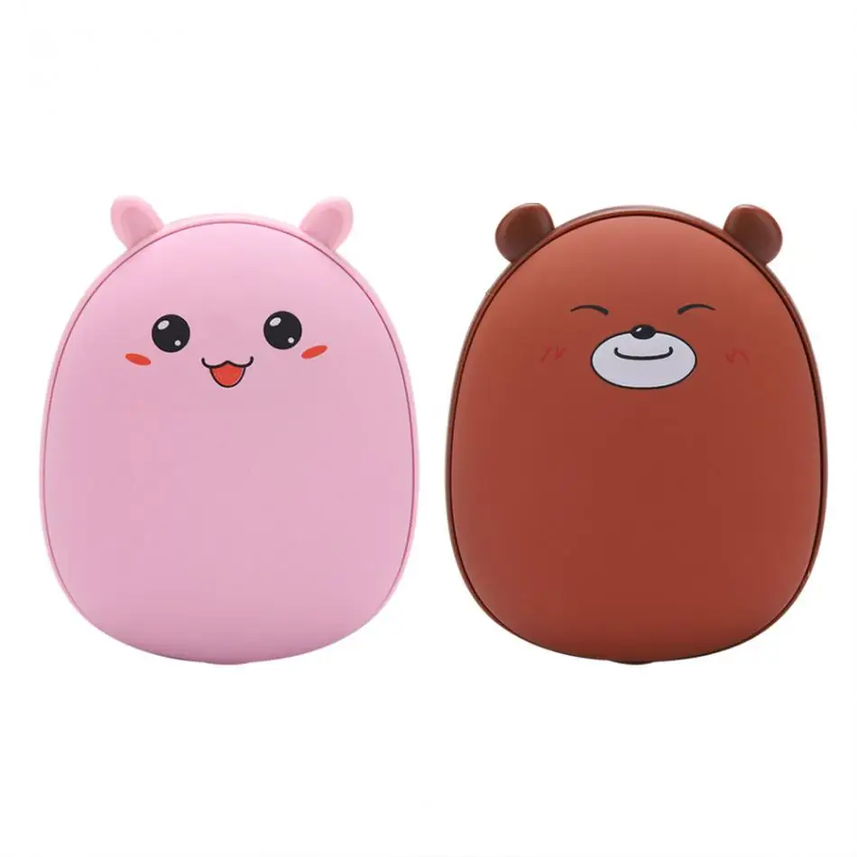 2022 Factory Directly Supply Custom Winter USB Rechargeable Mini Hand Warmer Portable 5200mAh Electric Power Bank Hand Warmer