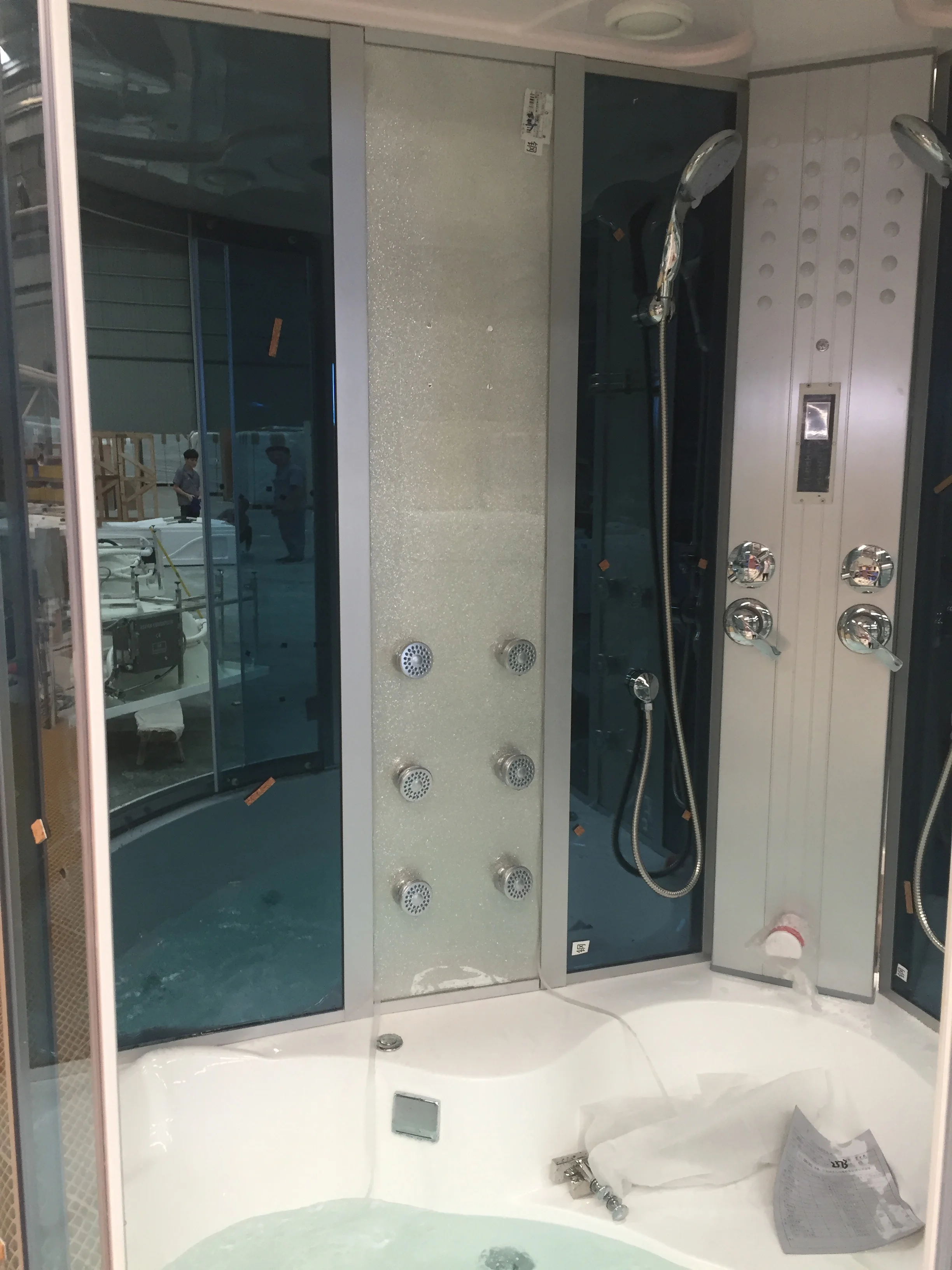 MEXDA Factory Direct Supply Eliminates Many Unnecessary Middlemen Tempered Glass Protective Film for Bathroom Indoor Bathtub Steam Shower Room WS-701