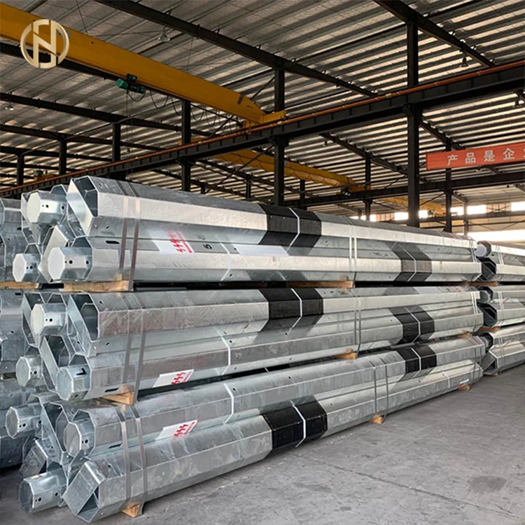 Yixing Futao Hot Dip Galvanized Steel Street Lighting Poles