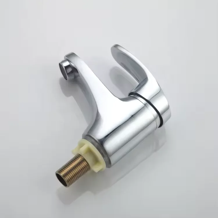 Modern Chrome Bathroom Sinks Faucets Stainless Steel Water Tap with Cool Valve Core