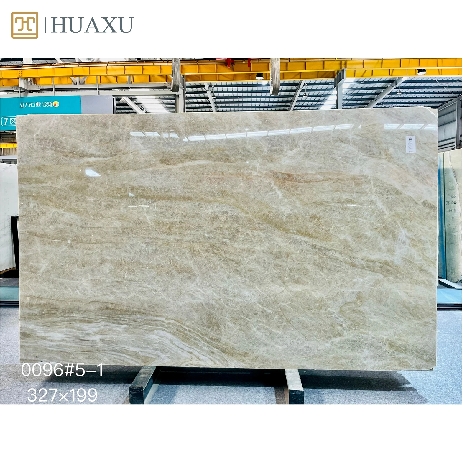 Современная бразильская плита Huaxu Мраморная настенная панель полированная кварцитовая плитка для вилл