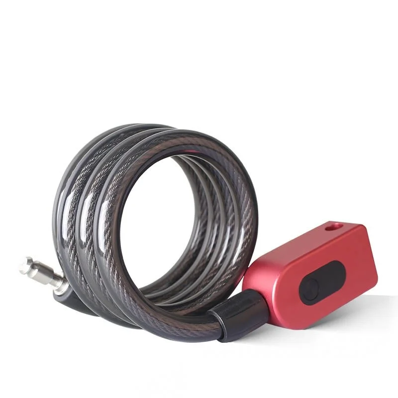 2022 Waterproof Fingerprint Chain Smart Cable Lock For Bicycle Motorcycle Bike Cycle Electric Scooter