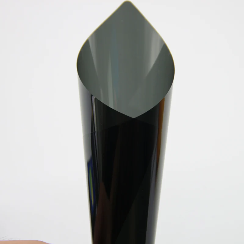 VLT5% Dark Black Non-Blue Light PET Heat Insulation Material Magnetron Sputtering Metallized Film Car Sticker