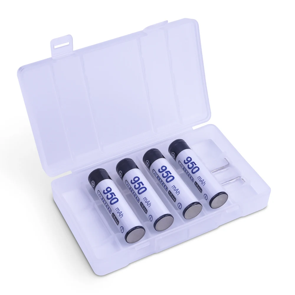 Low Self-Discharge 1.2V 950mAh Ni-MH AAA Rechargeable Batteries CE Certified for Clocks Toys Power Tools Consumer Electronics