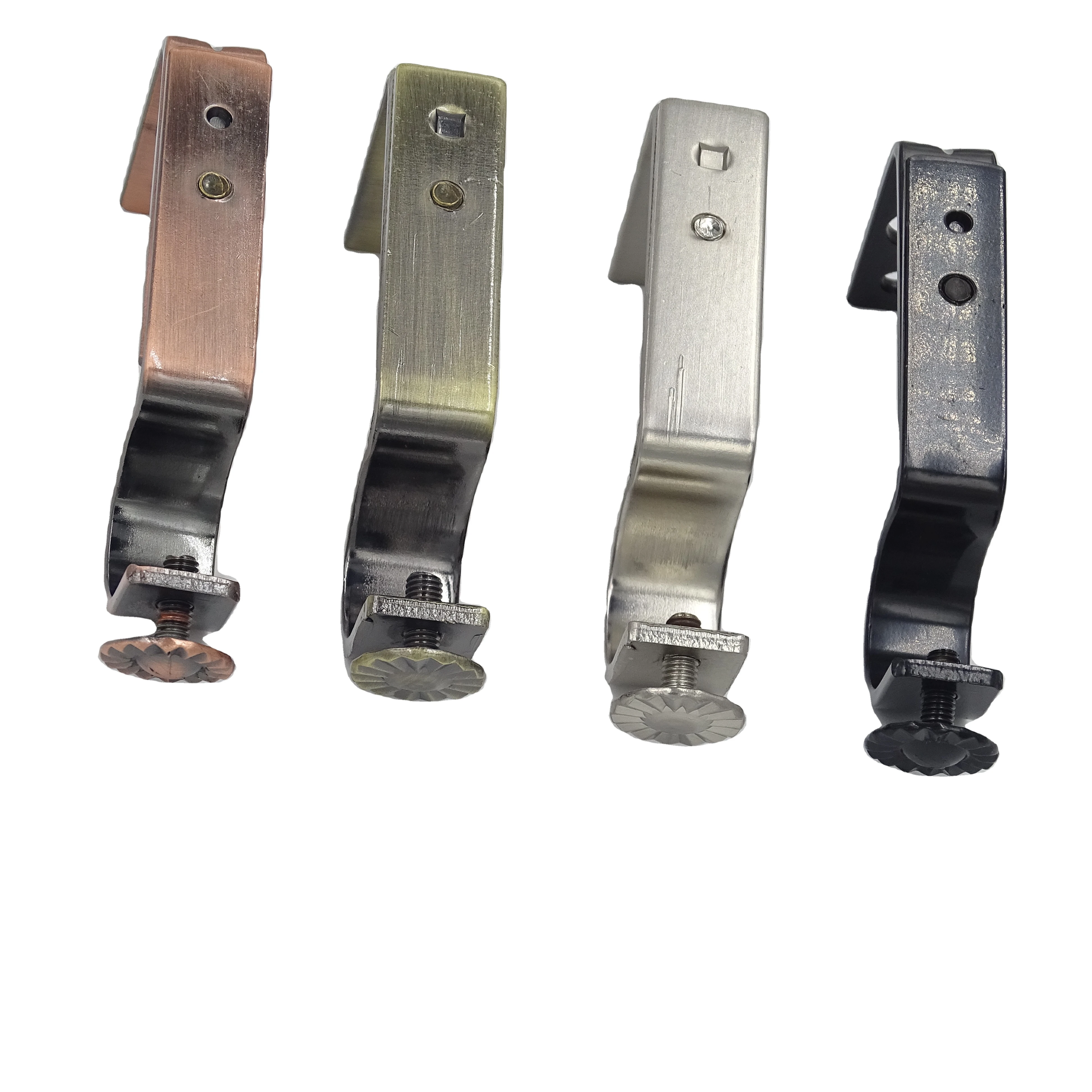 Various Kinds Of Colors Simple With Flower Curtain Rod Bracket Curtain Rod Accessory