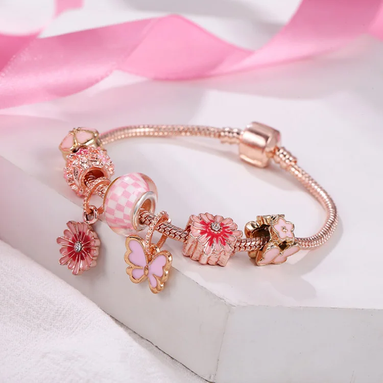 Wholesale Hot Women Rose Gold Silver Adjustable Expandable Wire Open Metal Bangle Bracelet for Women DIY Charms Jewelry Gifts