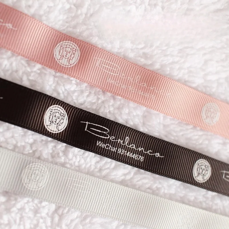 Luokai Wholesale grosgrain ribbon 100% Polyester 4 cm ribbon roll ribbon band for packaging