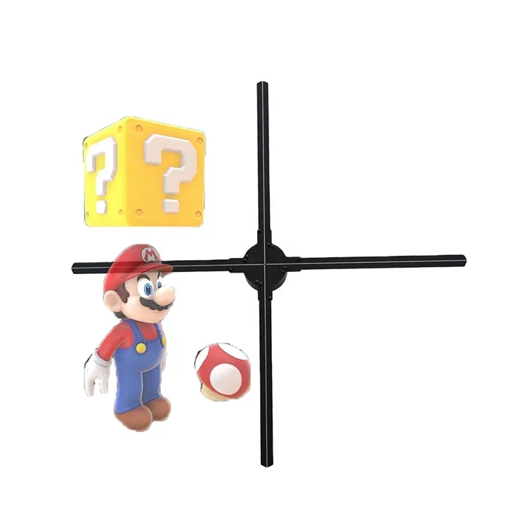 Sales Champion  65cm  WIFI App Cloud New Technology Without Black Tooth Synchronize 3d Projector Hologram Led Fan