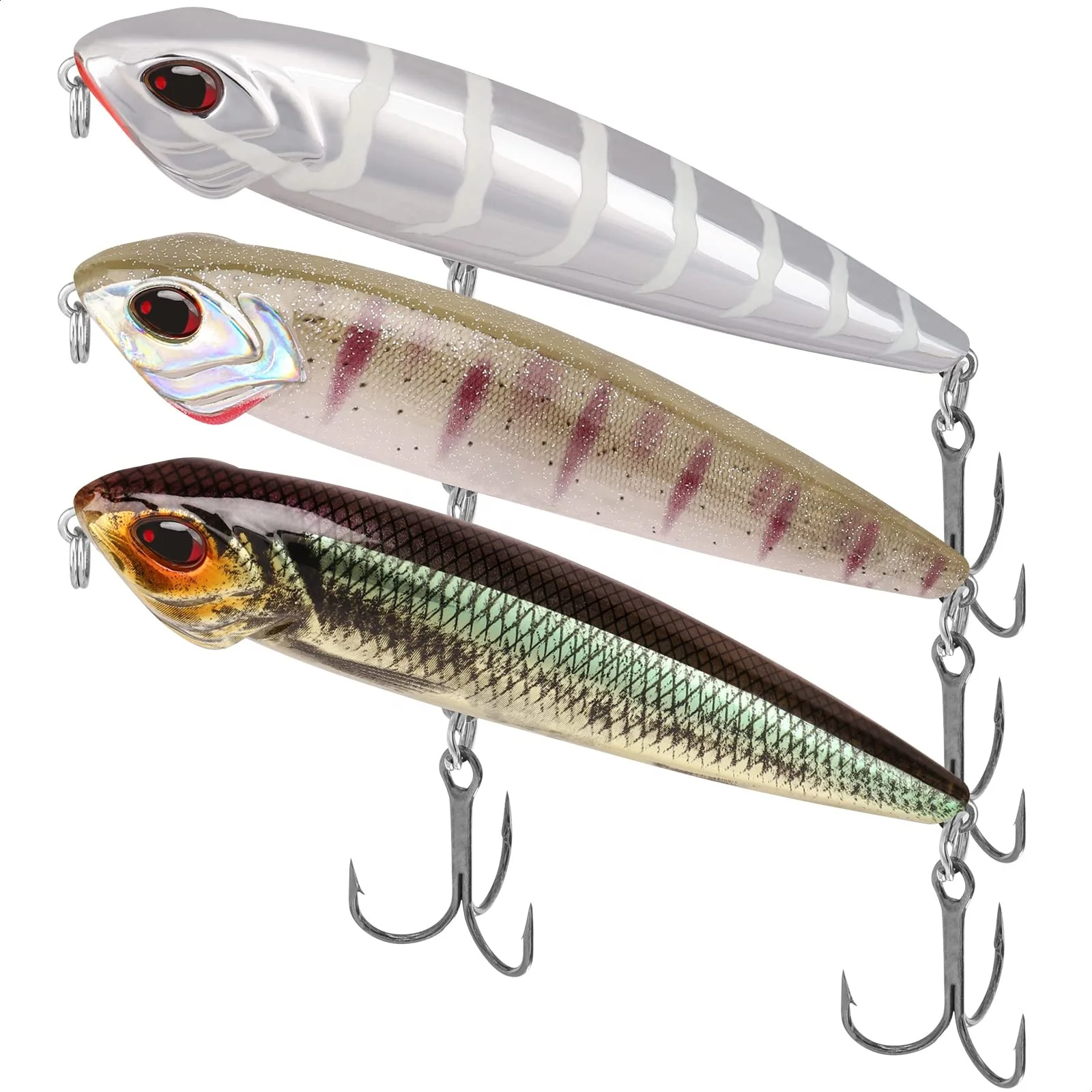 Truscend wholesale tackle supply manufacturer sea long casting floating pencil lure fishing lure for saltwater