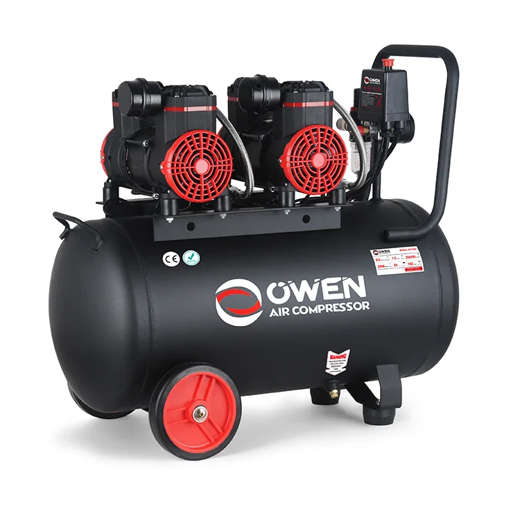 High Quality Portable Oil Free Piston Air Compressor Silent 220 Voltage Air Compressor For Sale