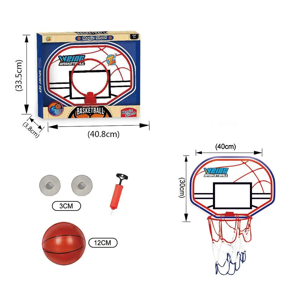 High quality basketball hoop backboard set up kids basketball game with mini balls