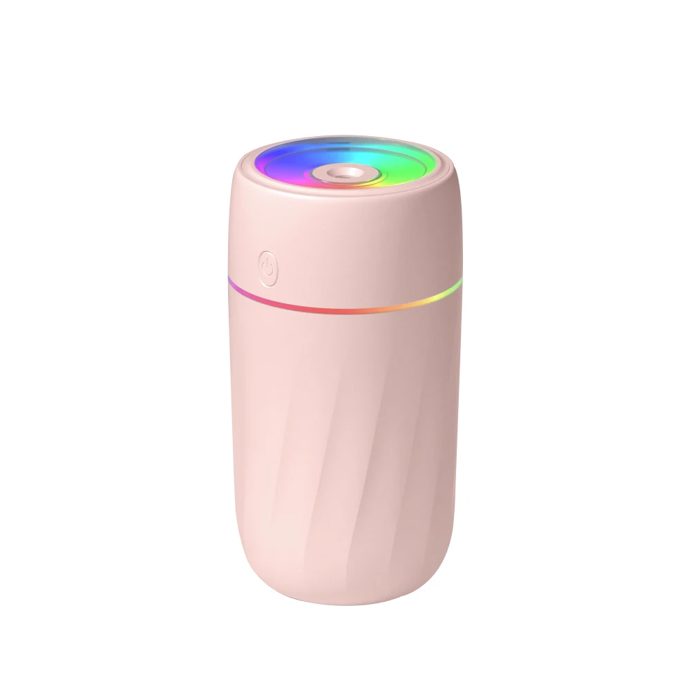 
 2021 Лучший Настольный увлажнитель воздуха, диффузор, освежитель холодного тумана, 300 мл, USB Ультразвуковой увлажнитель с красочными лампами  