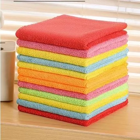 Custom Reusable Microfiber Cleaning Towels Factory Microfibre Strong Water Absorbent Cloths Kitchen Micro Fiber Cleaning Cloth