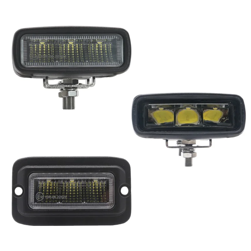popular R112 R10 6inch rectangle led auxiliary driving light new refractive lens 30W led lights