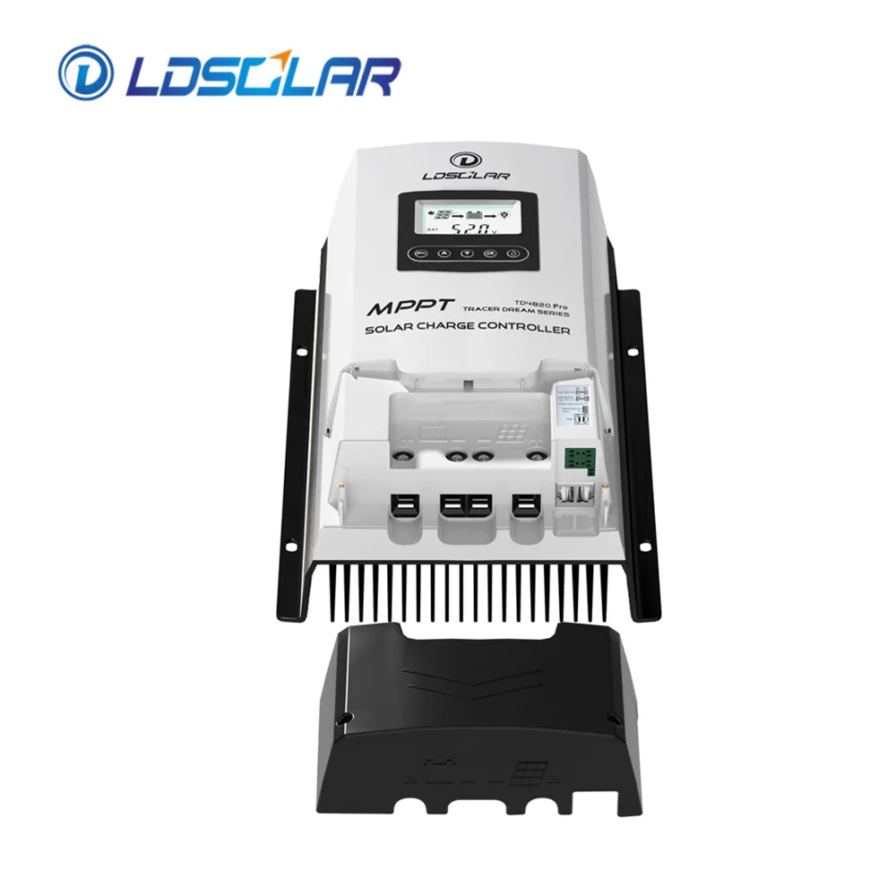 ldsolar tracer dream mppt for lithium battery charging 80A 100A 12V 24V 36V 48V mppt charge controller with lcd display