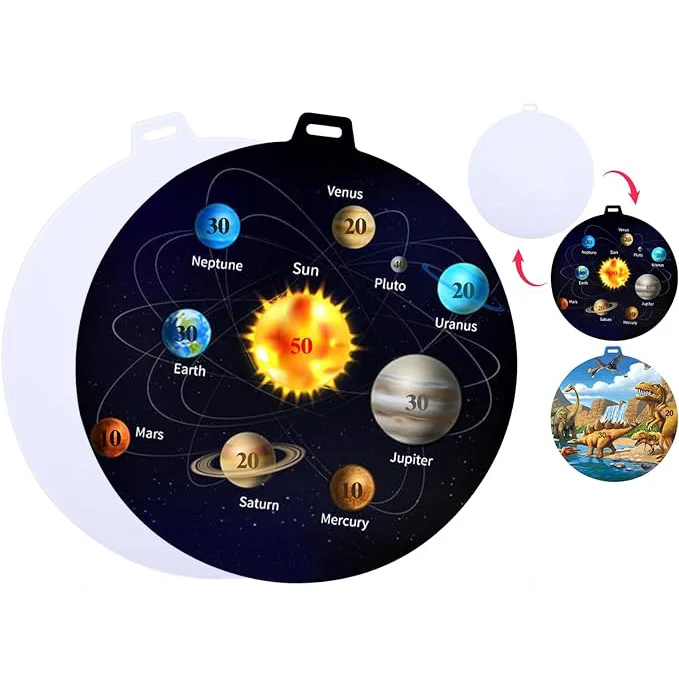 Double Sided Sublimation Dart Board Magnetic Dart Board Without Darts,Indoor/Outdoor Sport Fun Party Play Game Toys