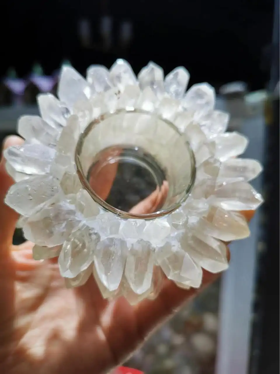 Candle Holder Crystal Clear Quartz for Home Decoration Hot Selling Gemstones Minerals Natural Column Point White Feng Shui 10pcs