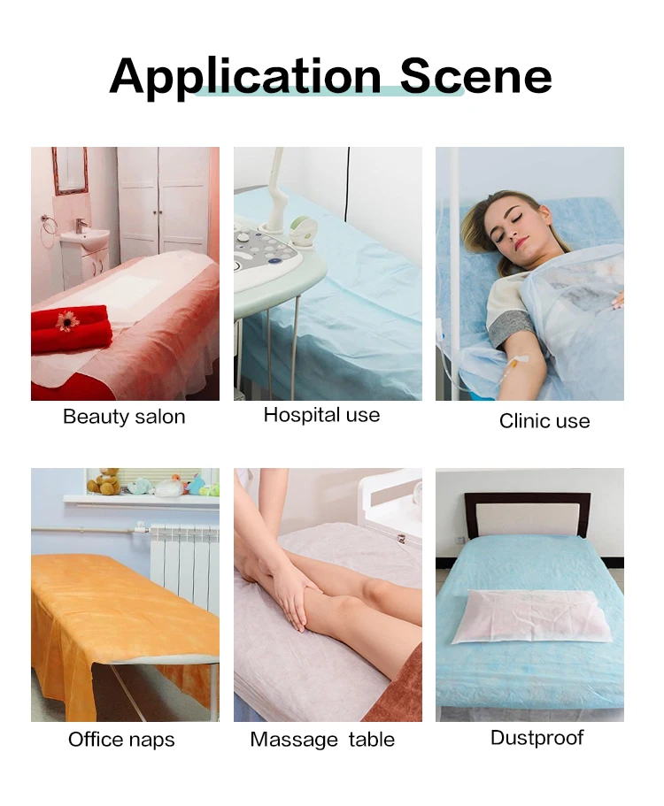Hot Sale medical disposable premium 1 ply tissue poly waterproof Paper Film drape bed sheet for couch doecification