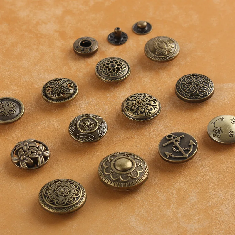 high quality factory price fashion metal button for clothes snap button custom buttons