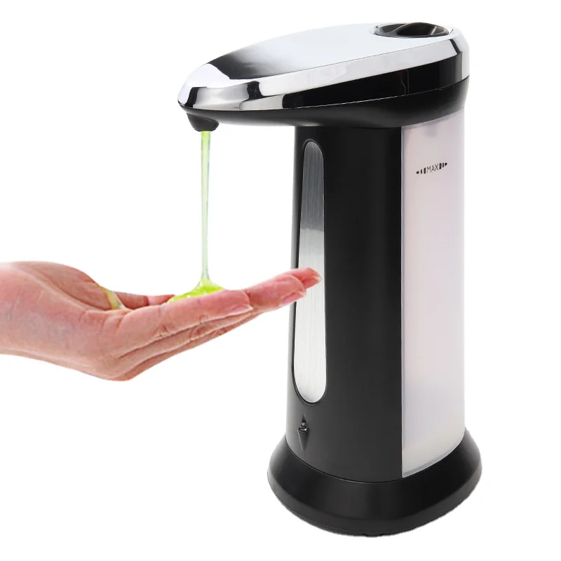 Beelee ABS Plastic 400ml Electroplated Automatic Liquid Soap Dispenser Smart Sensor Touchless Sanitizer Dispensador