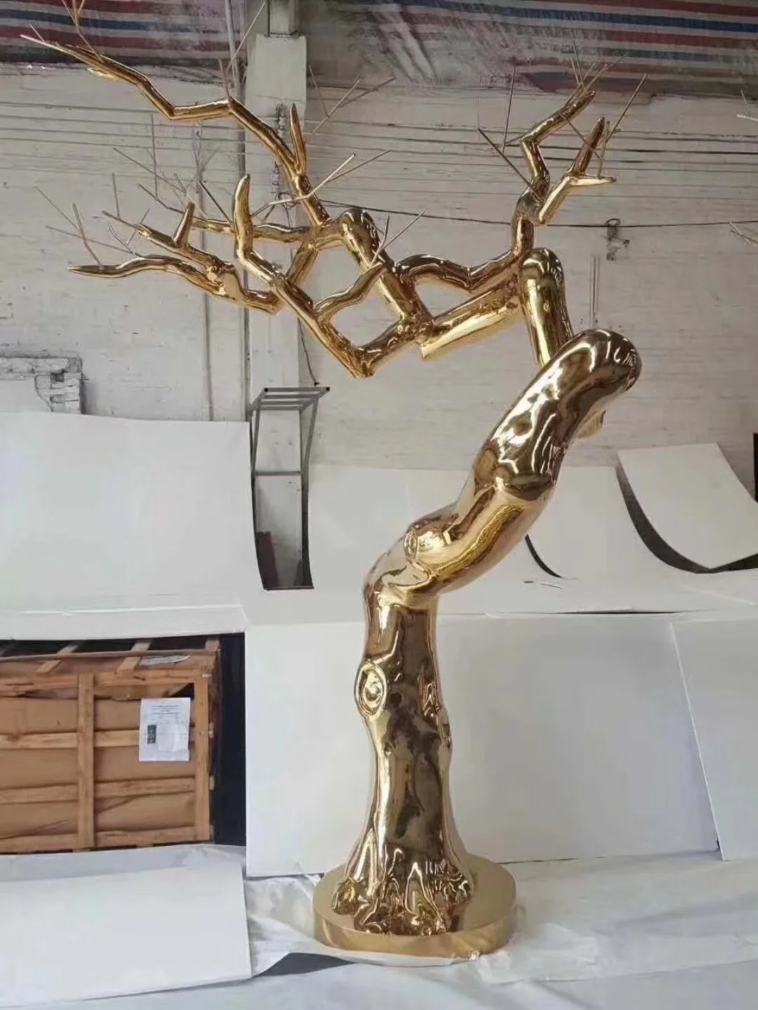Good selling stainless steel wire tree sculptures for outdoor indoor decoration