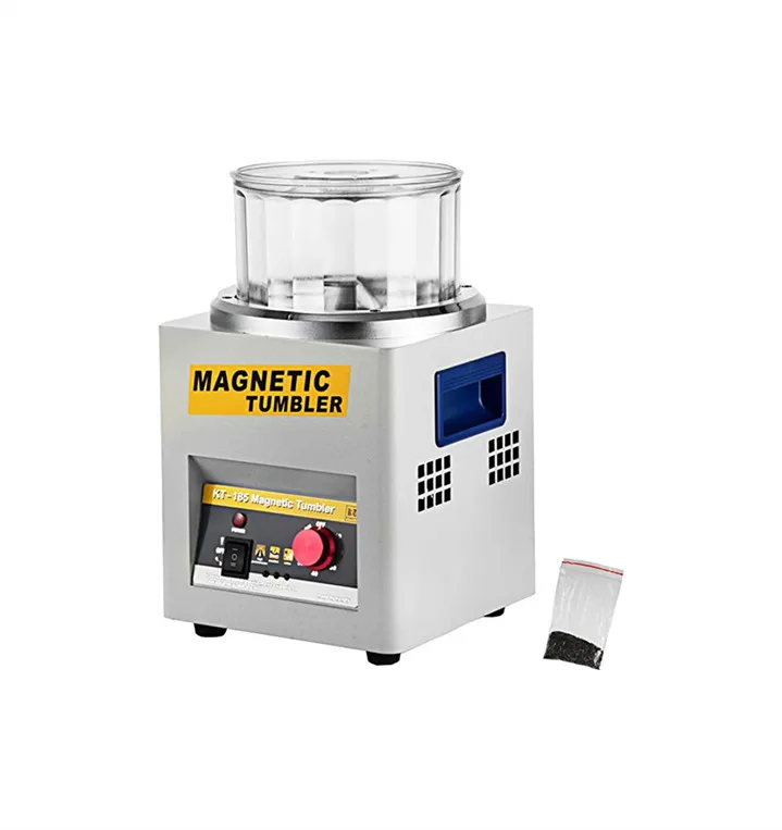 Factory Direct Rock Tumbler Jewelry Gold Silver Tools Magnetic Polishing Tumbler Jewelry Cleaner Polisher Machine CE ISO9001