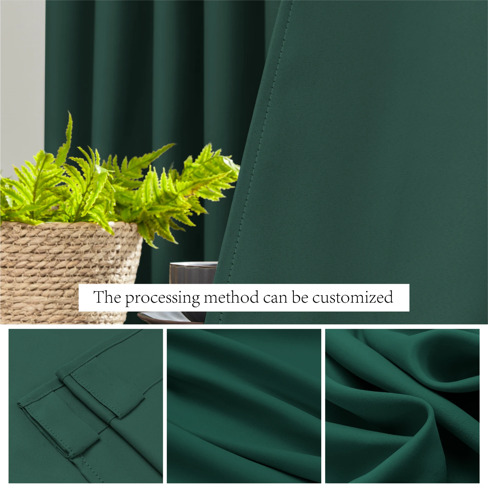 hotel room office indoor blackout room darkening custom made blackout curtains for the room