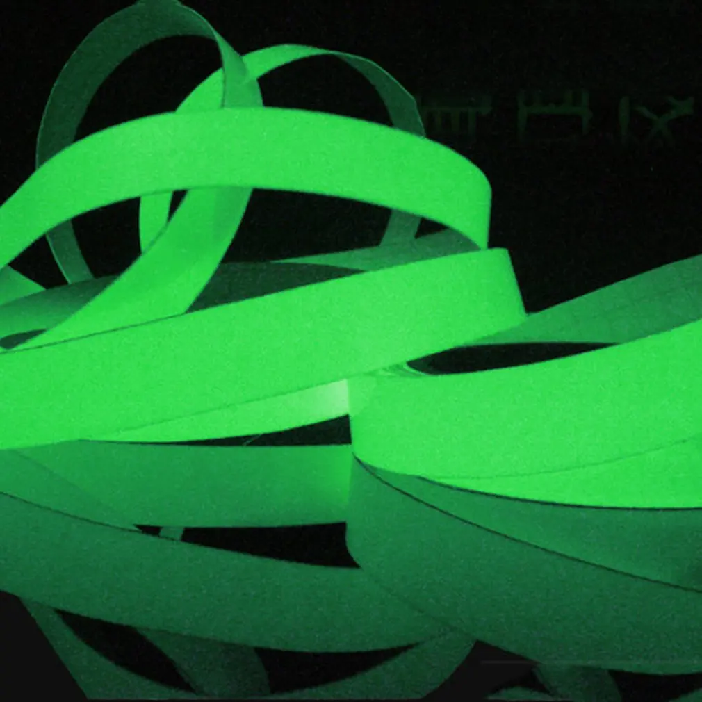 Luminous Tape 1.5cm*1m 12MM Self-adhesive Tape Night Glow In Dark Safety Warning Security Stage Home Decoration Tapes