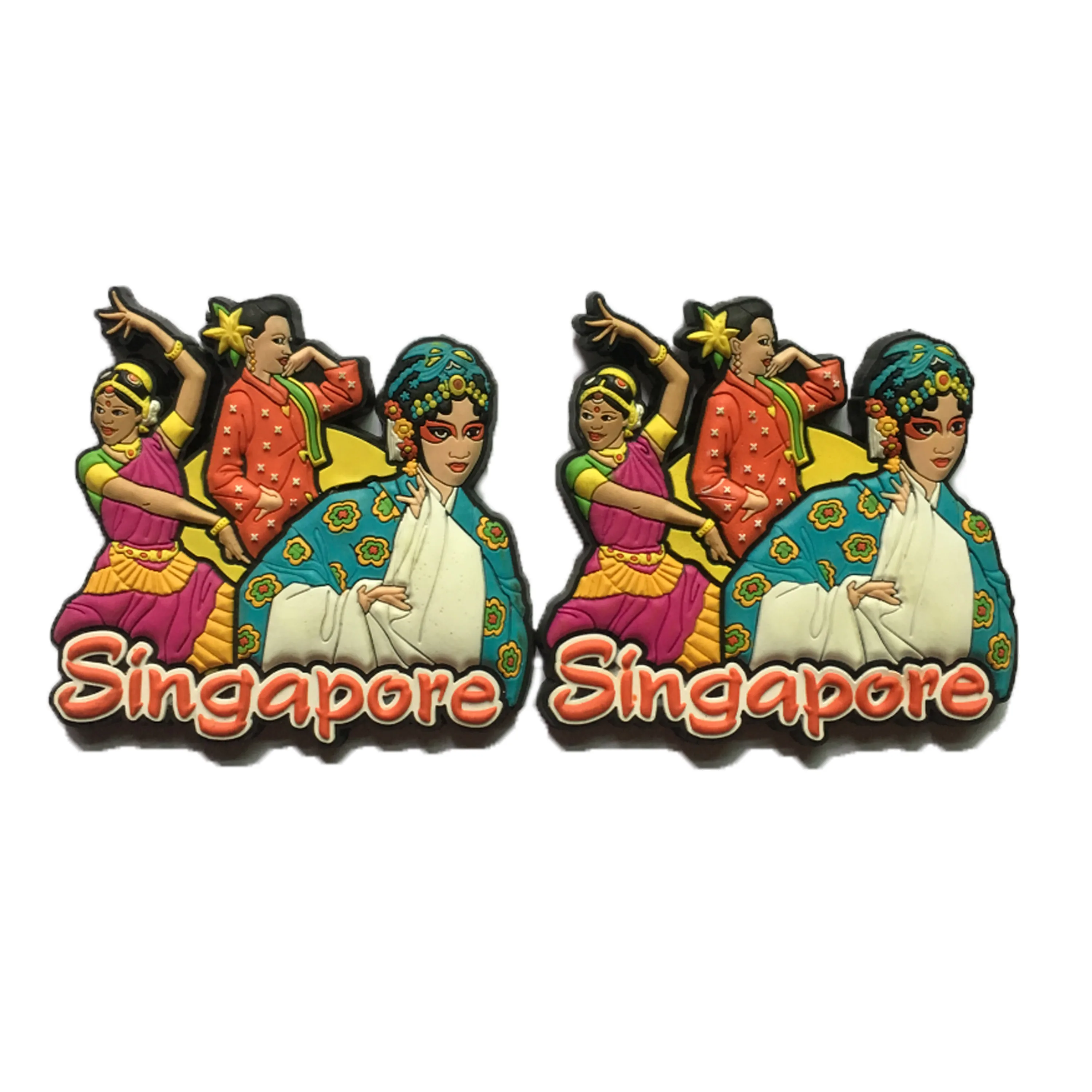 Promotional Customised Refrigerator Tourism Soft PVC Rubber Cute Fridge Magnet for Souvenirs Gifts