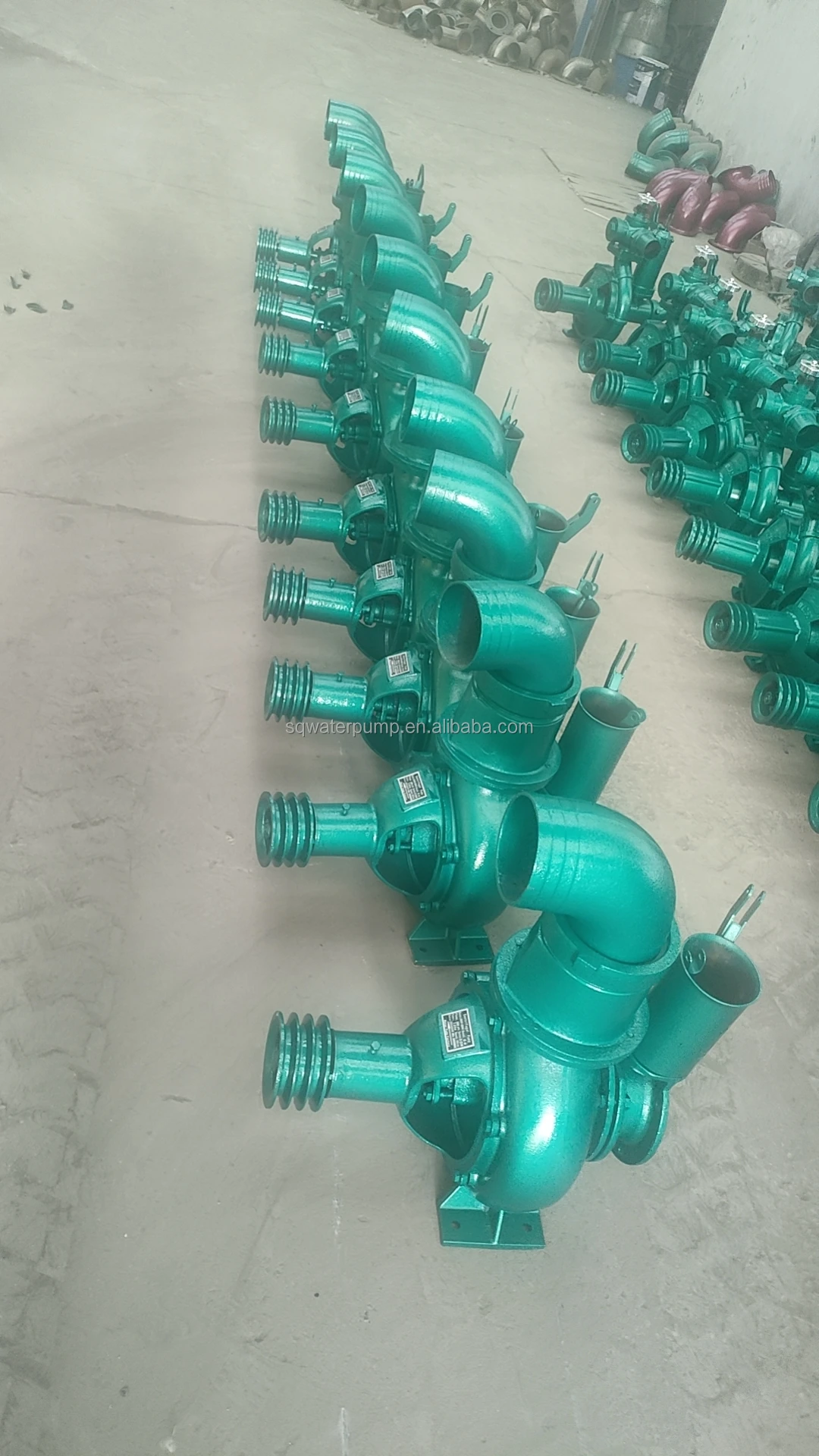 Efficient Vertical Centrifugal Agricultural Irrigation Pumps 6 Inch Diesel Engine Self Priming Water Pump