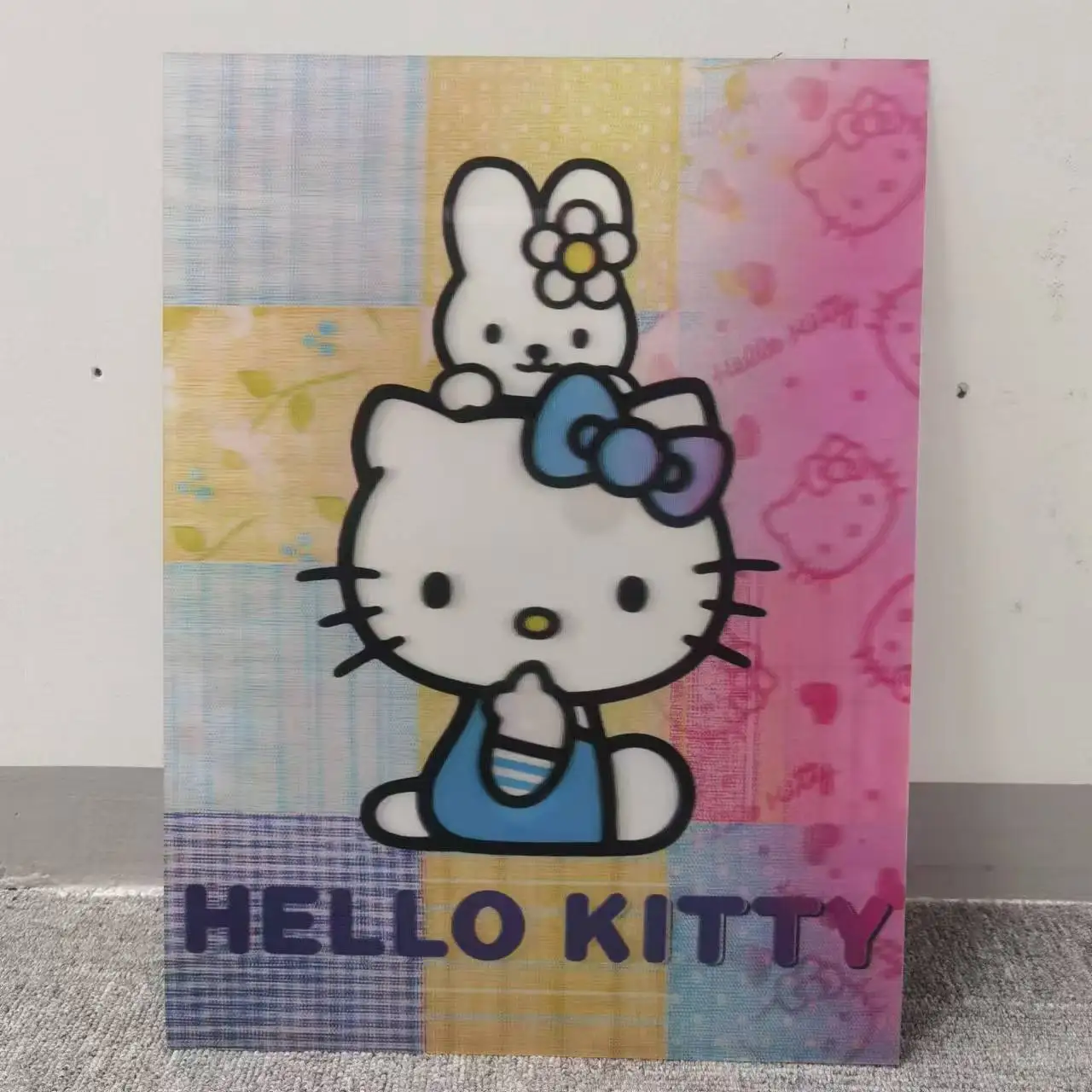 Hot sale new design carton 3D poster cute anime lenticular change effect 3D wall picture of carton image for kids