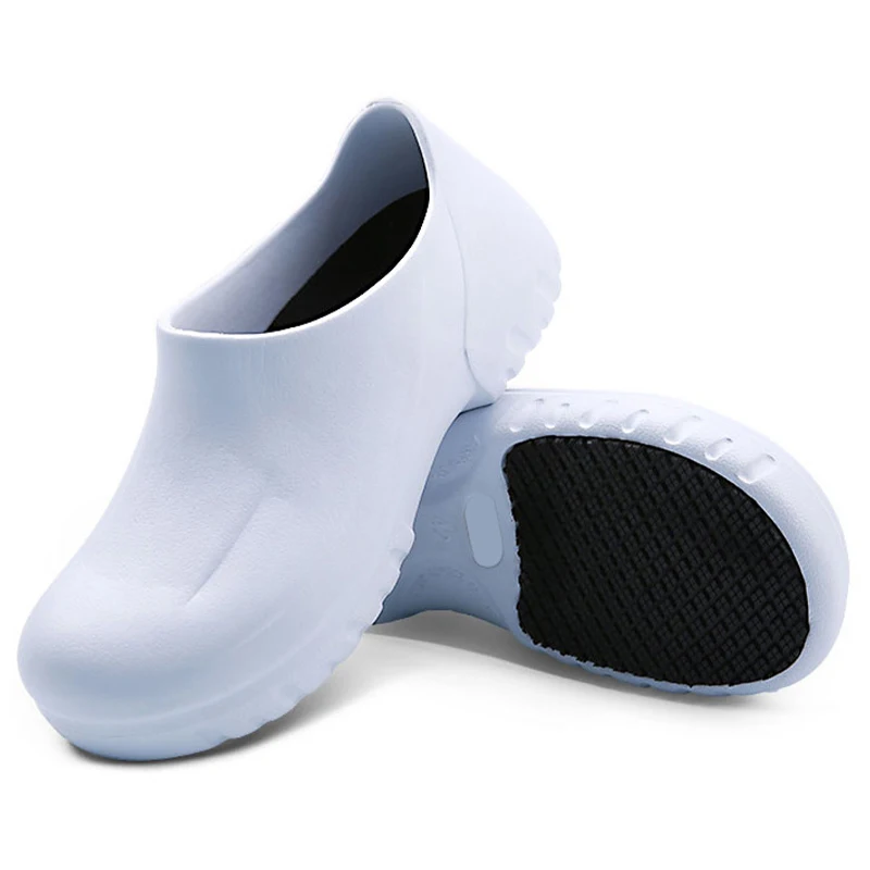 Anti Slip Oil Resistant Soft Water Resistant EVA Rubber Work Chef Shoes Kitchen