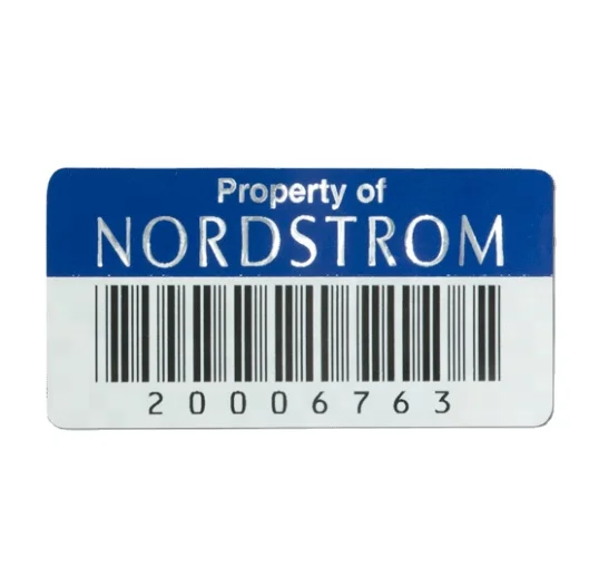 Custom Aluminum Asset Tags laser serial numbers