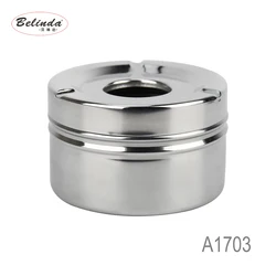 Stainless steel classical ashtray
