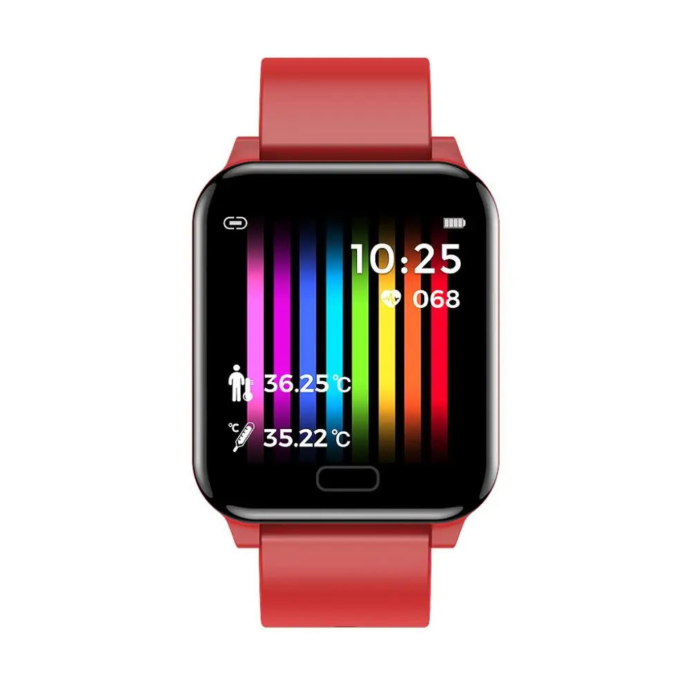 SKMEI L8 Fitness Tracker Heart Rate Temperature Smart Watch Sport Smartwatch