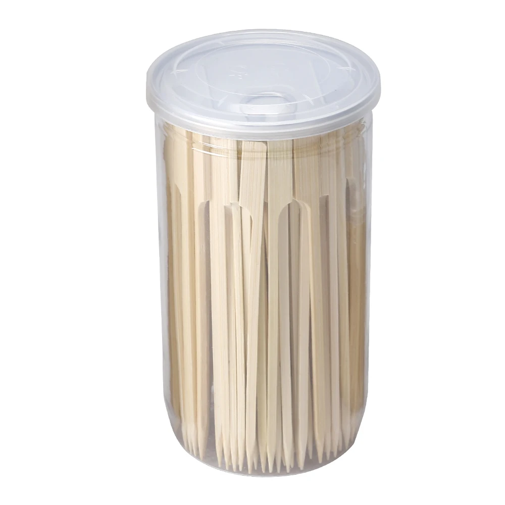 wide flat Bamboo Skewers toothpick bamboo skewer sticks for cocktail marshmallow fruit